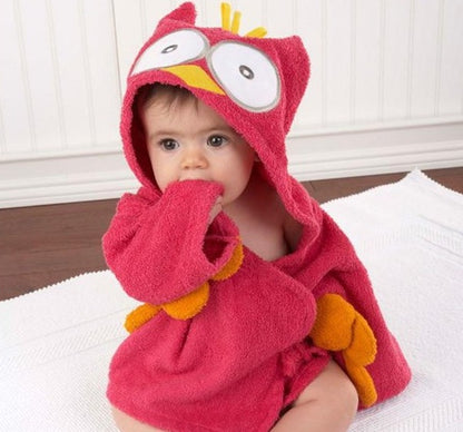 Baby Hooded Cotton Bathrobe