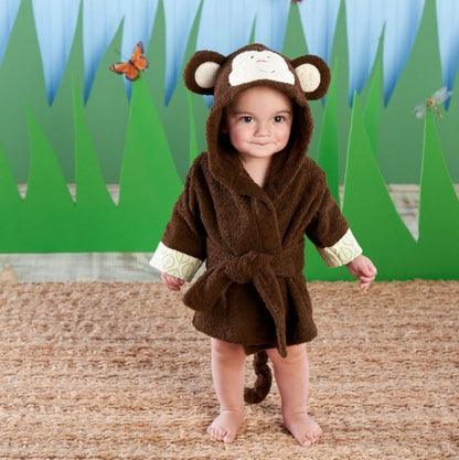 Baby Hooded Cotton Bathrobe