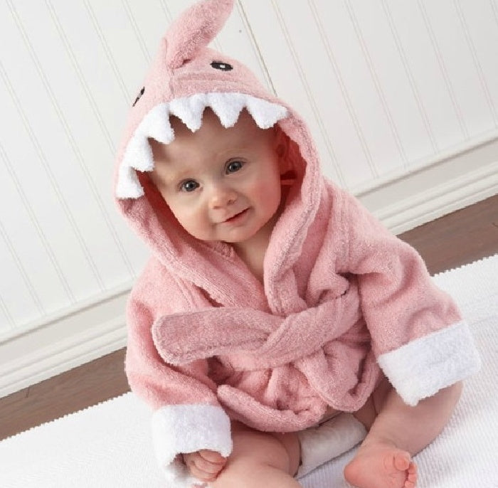Baby Hooded Cotton Bathrobe