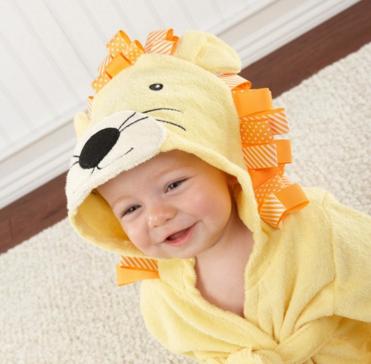 Baby Hooded Cotton Bathrobe