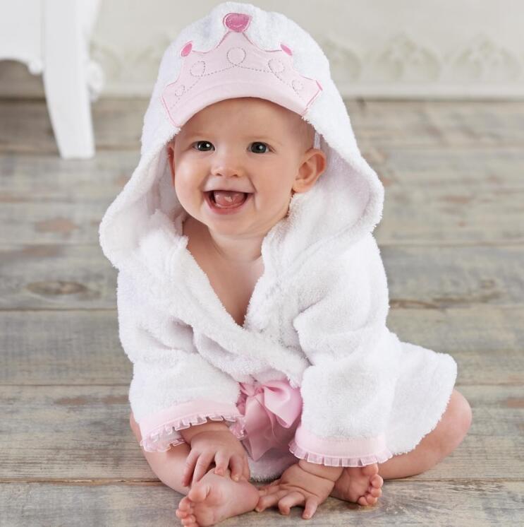 Baby Hooded Cotton Bathrobe