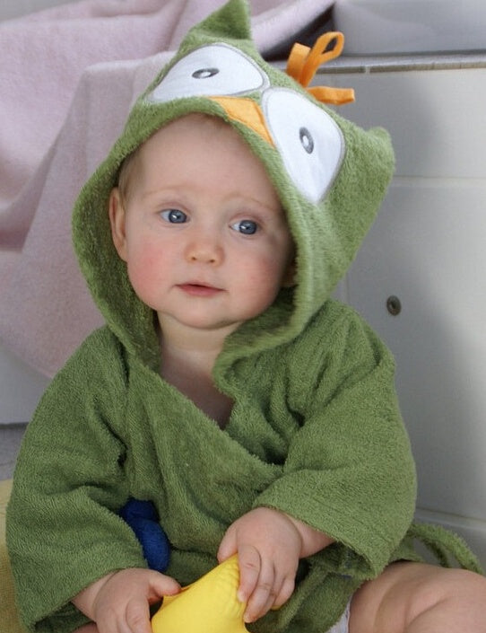 Baby Hooded Cotton Bathrobe
