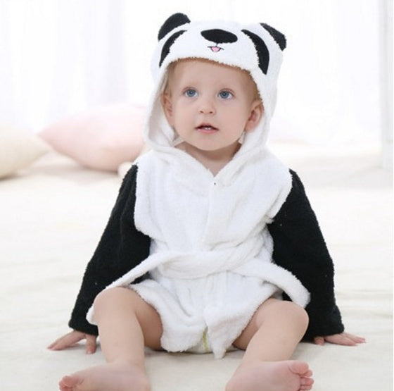 Baby Hooded Cotton Bathrobe