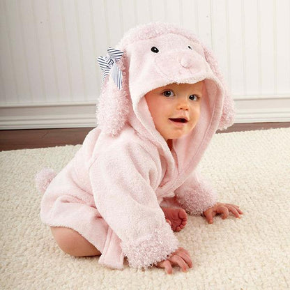 Baby Hooded Cotton Bathrobe