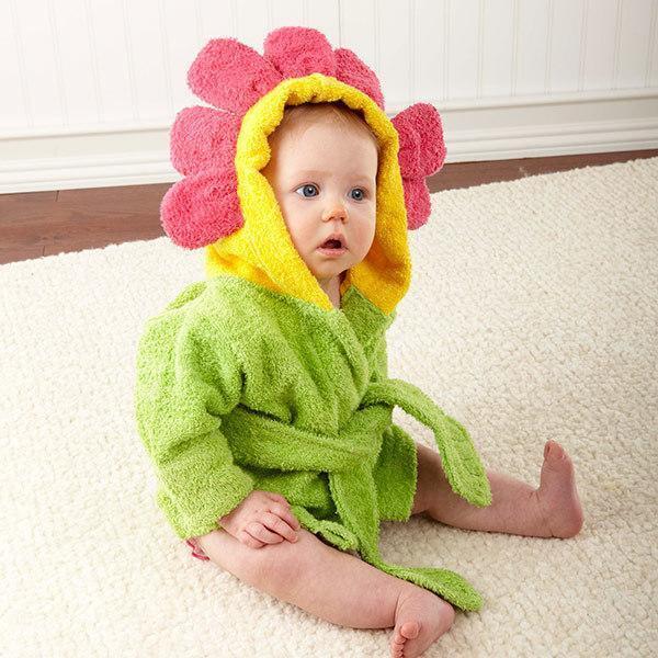 Baby Hooded Cotton Bathrobe