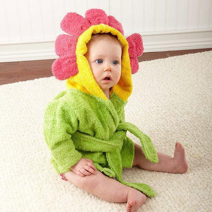 Baby Hooded Cotton Bathrobe