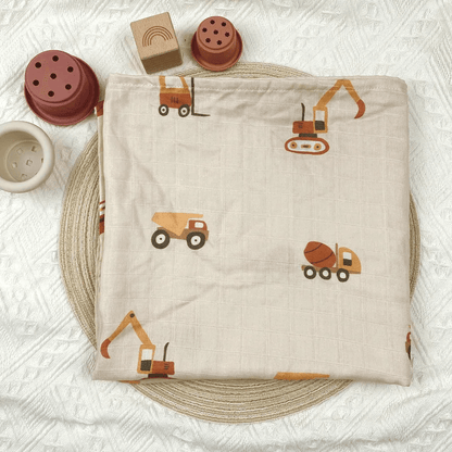 Organic Bamboo Muslin Swaddle - Construction
