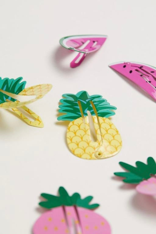 Summer Fruit Fiesta Hair Clip Collection - 3 pairs