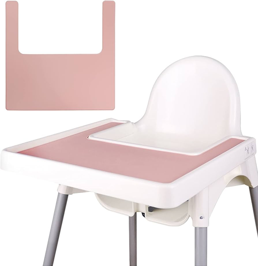 Little Emporium High Chair Placemat - Light Pink