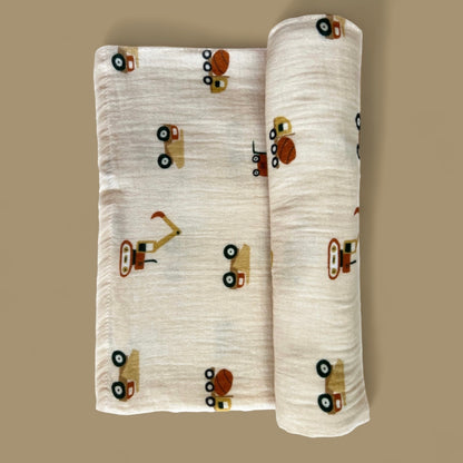 Organic Bamboo Muslin Swaddle - Construction
