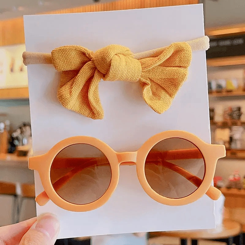 Sunshine Bow & Sunnies Set