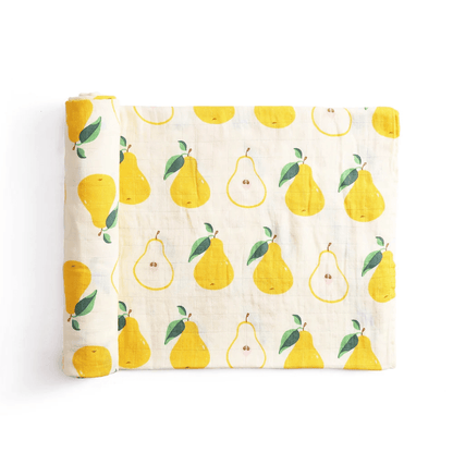 Organic Bamboo Muslin Swaddle - Sweet Pearadise